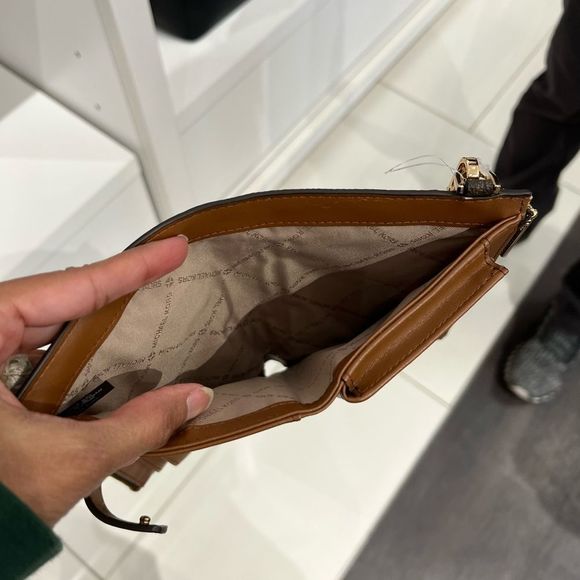 MICHAEL KORS PVC Double Zip WRISTLET WALLET PURSE - Picture 10 of 12
